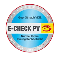E-Check PV – Geprüft nach VDE